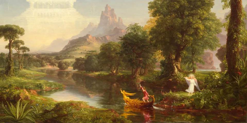 Thomas Cole, The Voyage of Life: Youth, 1842